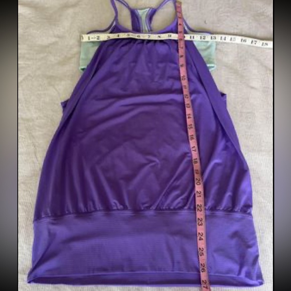 Lululemon tank top no limits size 6 purple blue - Picture 2 of 4